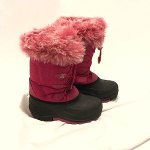 Kamik Pink Winter Boots Girl Size 1